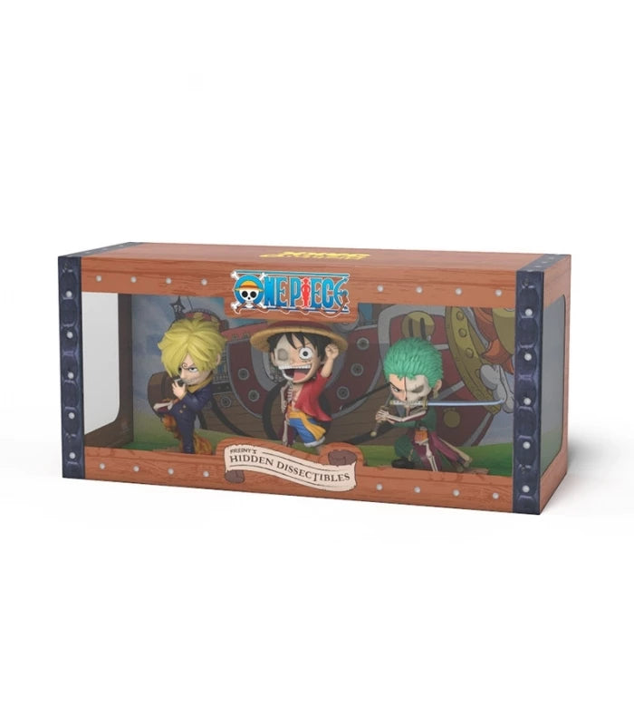 Mighty Jaxx Freenys Hidden Dissectibles One Piece Series 1 Trios - Luffy, Zoro, Sanji