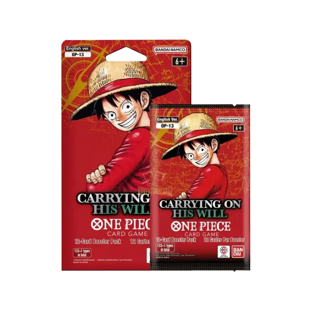 One Piece Card Game - OP13: Carrying on his Will Sleeved Booster Englisch