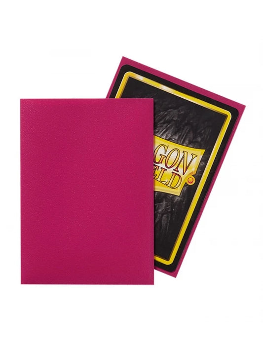 Dragon Shield Standard Card Sleeves Magenta MATTE (100 Sleeves)