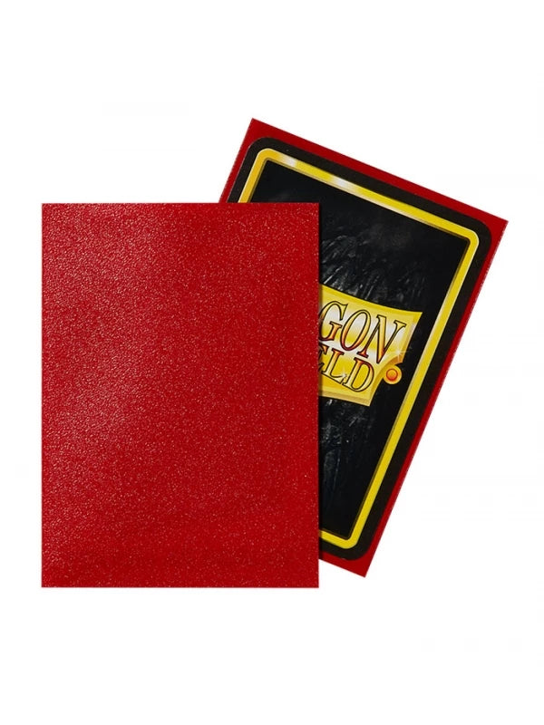 Dragon Shield Standard Card Sleeves Ruby MATTE (100 Sleeves)