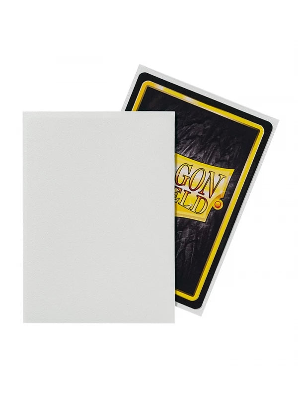 Dragon Shield Standard Card Sleeves White MATTE (100 Sleeves)