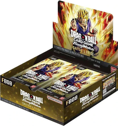 Dragon Ball Super Card Game Fusion World FB08 Saiyans Pride Boooster Box Display Englisch