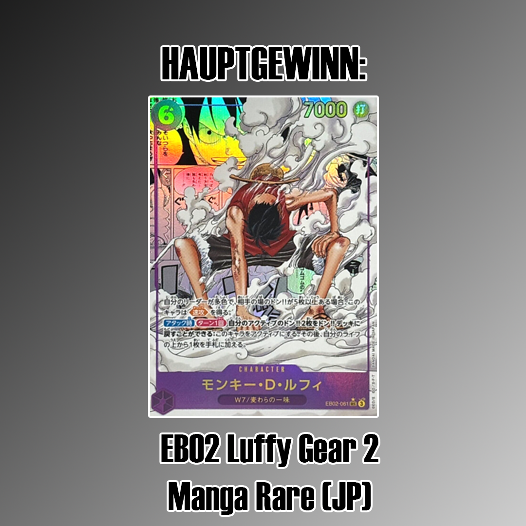 Booster KP Turnier um Hauptpreis - One Piece Sammelkarten