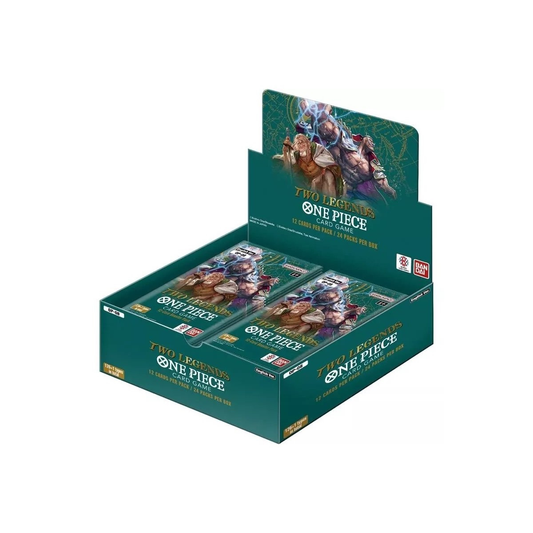 One Piece OP08 Display – Two Legends, englische Version mit 24 Boostern und 12 zufälligen Karten pro Booster Pack, offizielles One Piece Card Game