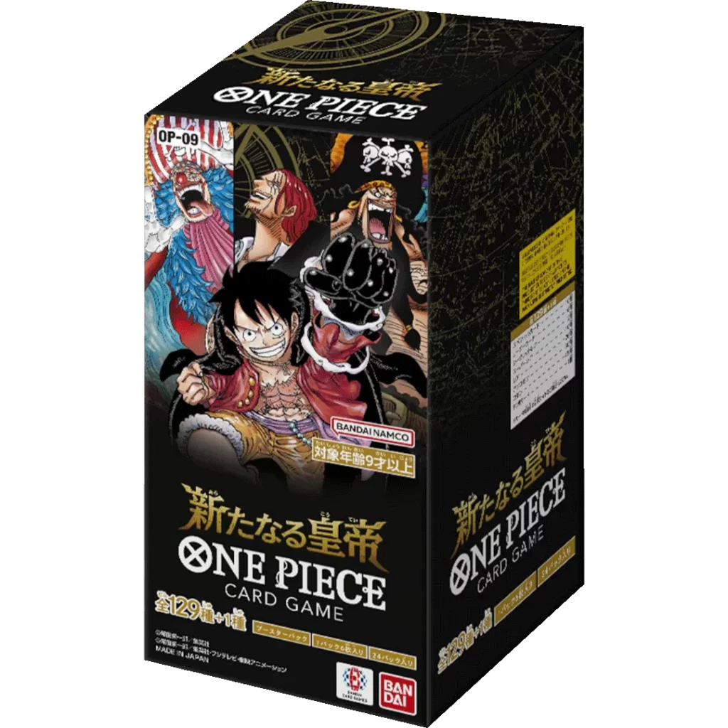 One Piece OP09 Display– The Four Emperors, englische Version mit 24 Booster Packs, offizielles One Piece Card Game