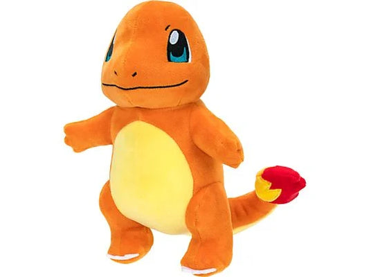 Pokémon Kuscheltier Glumanda – 20 cm Plüschtier mit Flammenschwanz, offiziell lizenziert