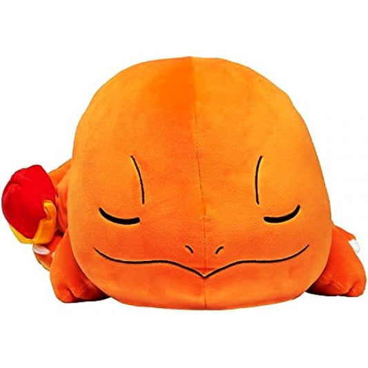 Pokémon Kuscheltier schlafendes Glumanda – 45 cm großes Plüschtier in liegender Position