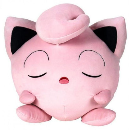 Pokémon Kuscheltier schlafendes Pummeluff – 45 cm großes Plüschtier mit süßem Ausdruck