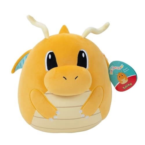 Pokémon Kuscheltier Dragoran als Squishmallow – 50 cm großes Plüschtier, offiziell lizenziert