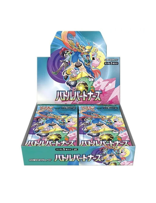 Pokémon Battle Partners Display SV9 – Japanisches Booster-Display aus der Karmesin & Purpur-Reihe mit 30 Packs für Sammler und Fans originaler Pokémon-Karten.