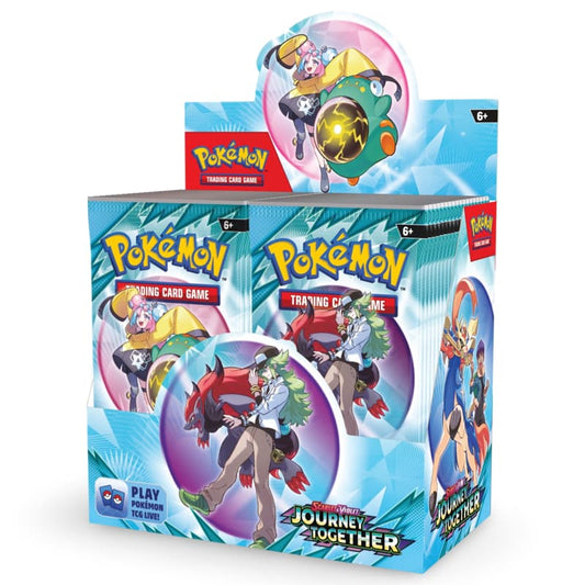 Pokémon Journey Together Booster Box, englische Version mit 36 Packs, offizielles Pokémon TCG Produkt mit neuen Karten aus verschiedenen Generationen