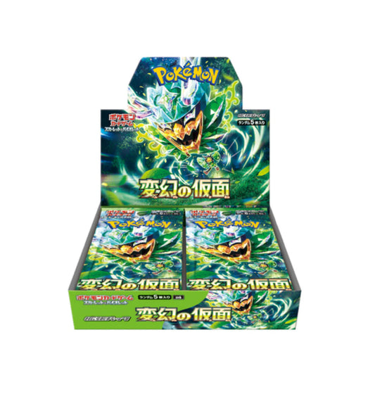 Pokémon Mask of Change Display SV6 – Japanisches Booster-Display mit 30 Packs aus der Karmesin & Purpur-Reihe
