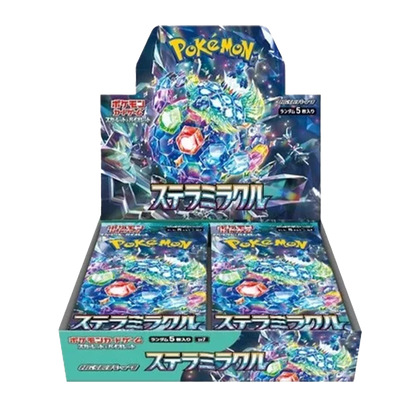 Pokémon Stellar Miracle Display SV7, japanische Ausgabe mit 30 Booster Packs, Terakristall-Pokémon aus der Karmesin & Purpur Serie