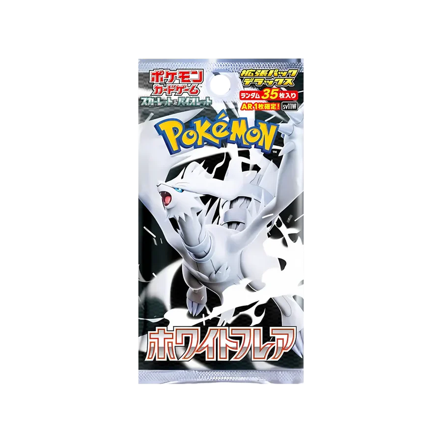 Pokémon White Flare Deluxe SV11b, japanisches Booster Pack mit 35 zufälligen Karten aus der Karmesin & Purpur Serie White Flare