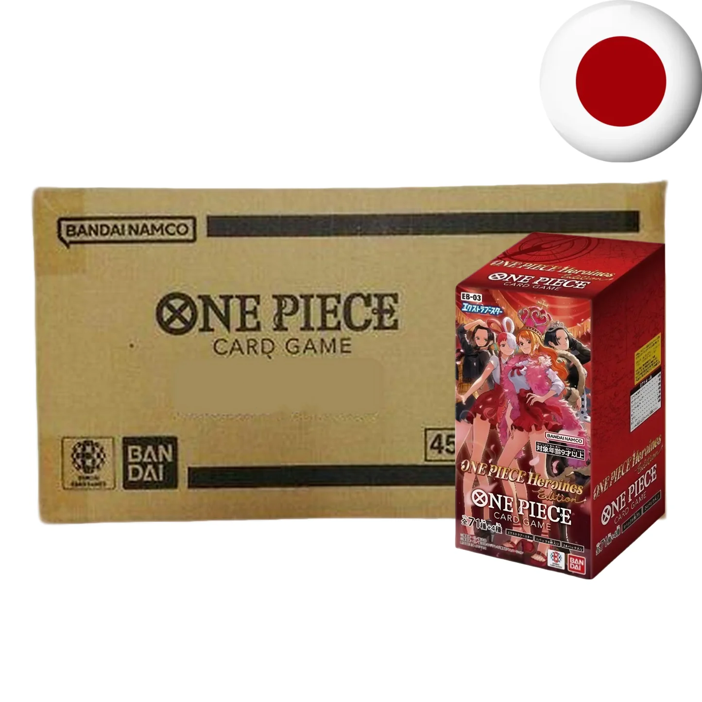 One Piece Card Game – EB03: Heroines Edition CASE (JP)
