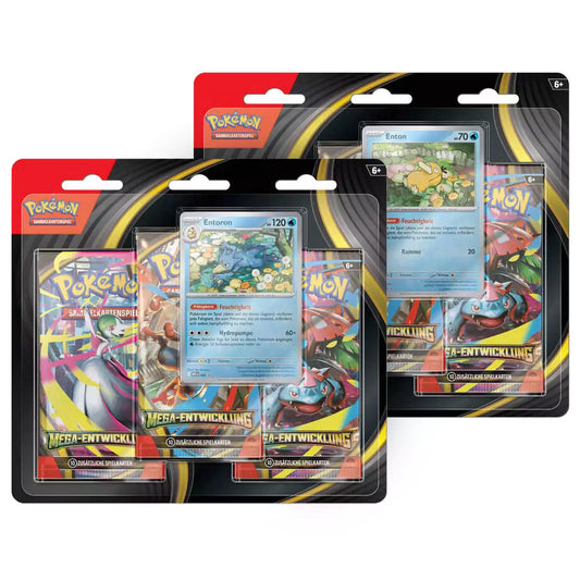 Pokémon Mega Entwicklung - 3-Pack Blister (Deutsch)