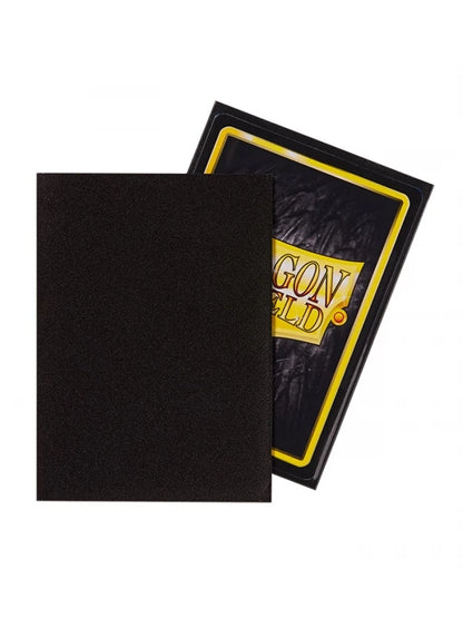 Dragon Shield Standard Card Sleeves Black MATTE (100 Sleeves)