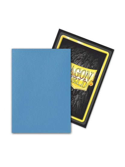 Dragon Shield Standard Card Sleeves Blue MATTE (100 Sleeves)