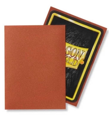Dragon Shield Standard Card Sleeves Copper MATTE (100 Sleeves)