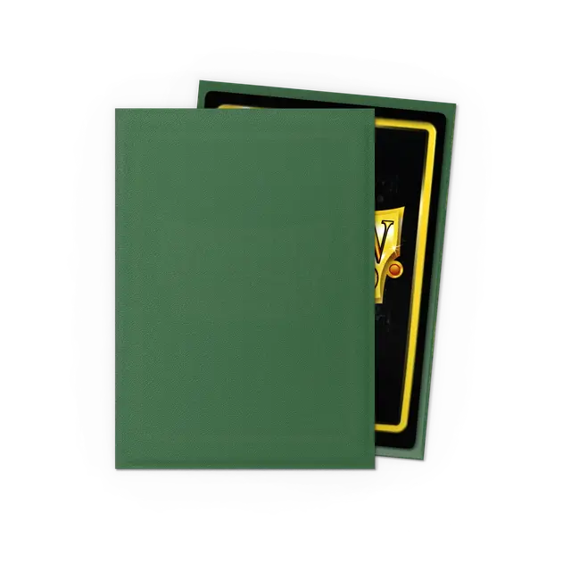 Dragon Shield Standard Card Sleeves Forest Green MATTE (100 Sleeves)