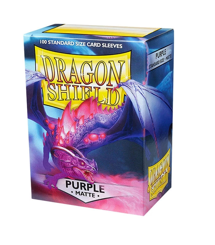 Dragon Shield Standard Card Sleeves Purple MATTE (100 Sleeves)