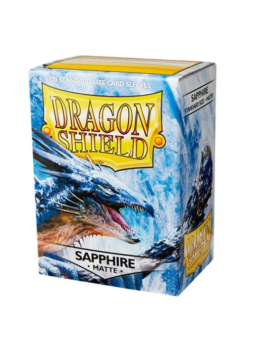 Dragon Shield Standard Card Sleeves Sapphire MATTE (100 Sleeves)